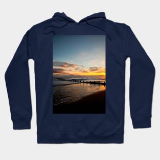 December sunrise in Northumberland Hoodie